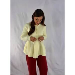 NEW ALLIE ROSE margot cardigan in soft cream